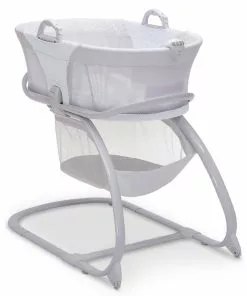 Little Folks By Delta Children Bassinets 2-in-1 Moses Basket Bedside Bassinet Sleeper