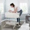 Little Folks SleepCool Rocking Bassinet With Airflow Mesh