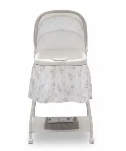 Little Folks By Delta Children Silent Auto Gliding Bassinet Bassinets