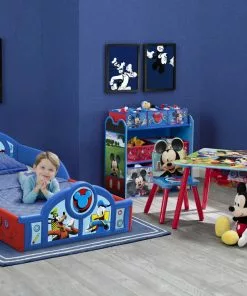 Delta Children Mickey Mouse Plastic Sleep And Play Toddler Bed Toddler Beds