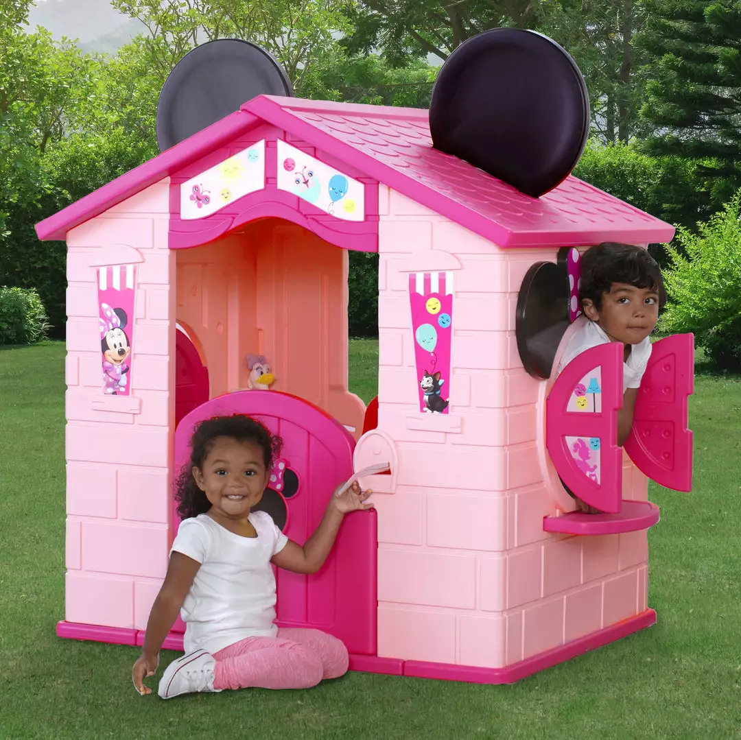 Delta Children Toys & Play Minnie Mouse Plastic Indoor/Outdoor Playhouse With Easy Assembly 3 Delta Children Toys & Play Minnie Mouse Plastic Indoor/Outdoor Playhouse With Easy Assembly