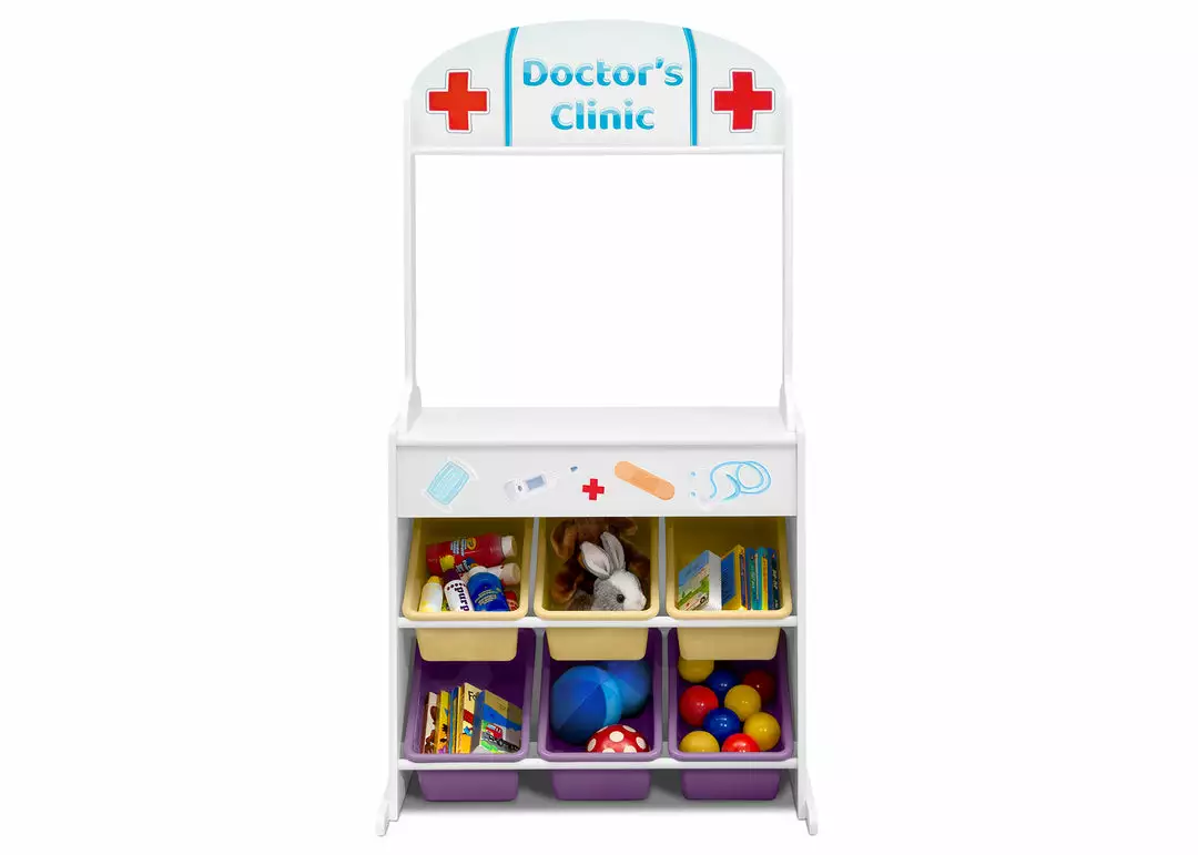 Delta Children What's New Reversible 4-in-1 Pretend Play Center With Chalkboard & Storage 9 Delta Children What's New Reversible 4-in-1 Pretend Play Center With Chalkboard & Storage