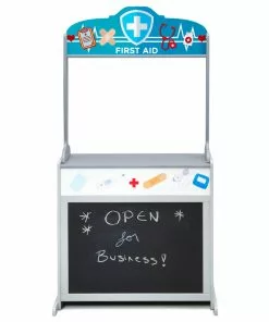 Delta Children Reversible 4-in-1 Pretend Play Center With Chalkboard & Storage What's New 19 Delta Children Reversible 4-in-1 Pretend Play Center With Chalkboard & Storage What's New