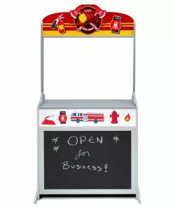 Delta Children Reversible 4-in-1 Pretend Play Center With Chalkboard & Storage What's New 21 Delta Children Reversible 4-in-1 Pretend Play Center With Chalkboard & Storage What's New