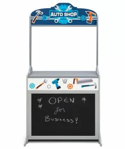 Delta Children Reversible 4-in-1 Pretend Play Center With Chalkboard & Storage What's New 23 Delta Children Reversible 4-in-1 Pretend Play Center With Chalkboard & Storage What's New