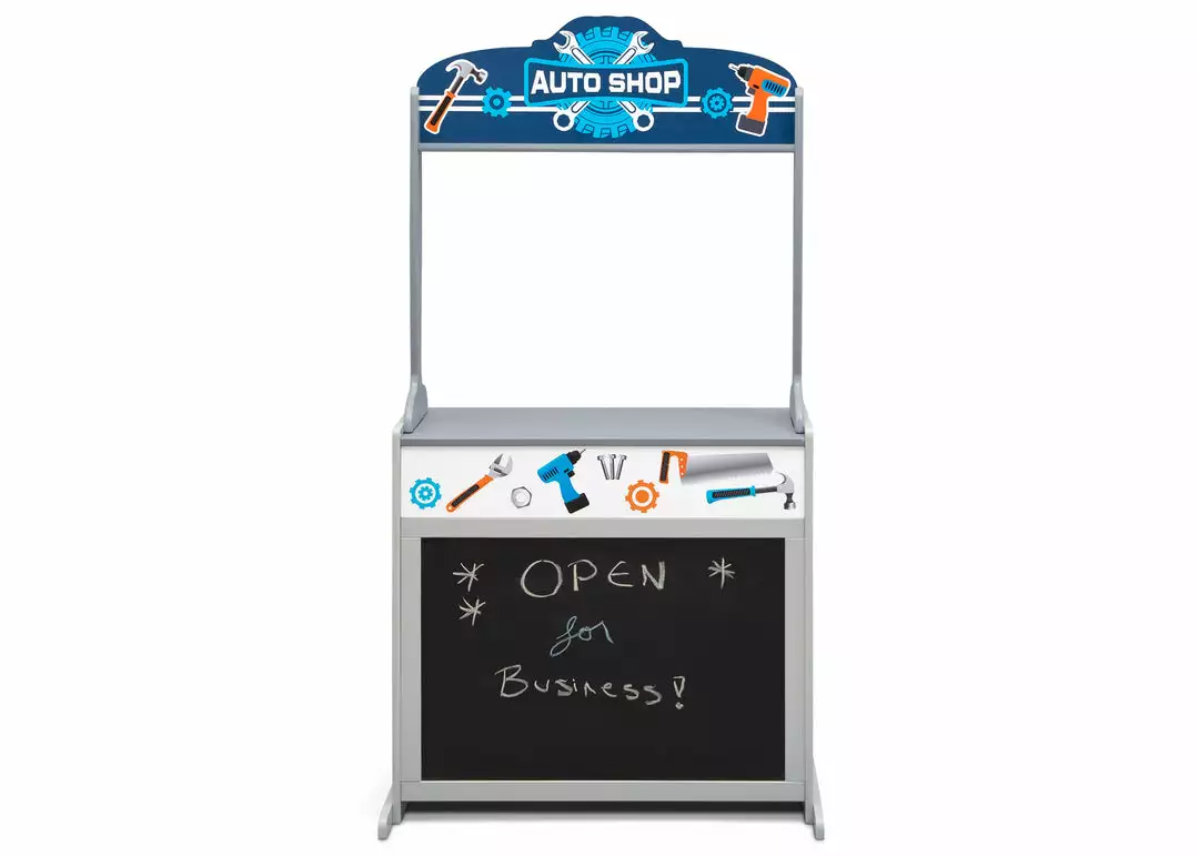 Delta Children Reversible 4-in-1 Pretend Play Center With Chalkboard & Storage What's New 12 Delta Children Reversible 4-in-1 Pretend Play Center With Chalkboard & Storage What's New
