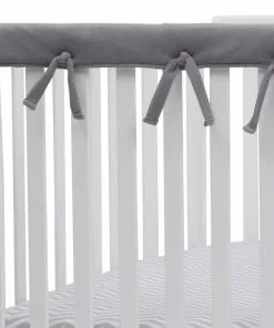 Delta Children Waterproof Fleece Crib Rail Covers/Protectors For Short Side Rails, 2 Pack Baby Cribs