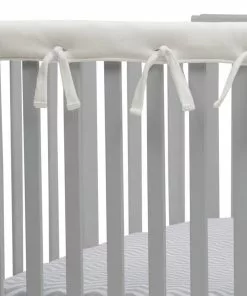 Delta Children Waterproof Fleece Crib Rail Covers/Protectors For Short Side Rails, 2 Pack Baby Cribs