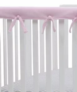 Delta Children Waterproof Fleece Crib Rail Covers/Protectors For Short Side Rails, 2 Pack Baby Cribs