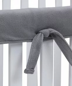 Delta Children Waterproof Fleece Crib Rail Covers/Protectors For Short Side Rails, 2 Pack Baby Cribs