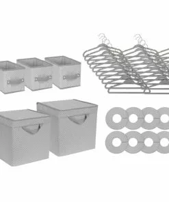 Delta Children Storage & Organization 48 Piece Nursery Storage Set