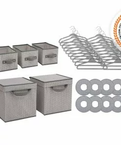 Delta Children Storage & Organization 48 Piece Nursery Storage Set