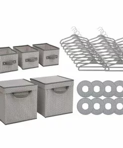 Delta Children Storage & Organization 48 Piece Nursery Storage Set