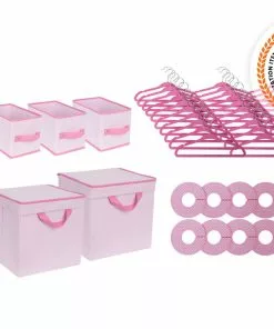 Delta Children Storage & Organization 48 Piece Nursery Storage Set