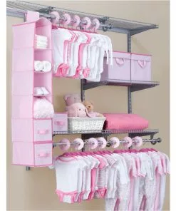 Delta Children Storage & Organization 48 Piece Nursery Storage Set