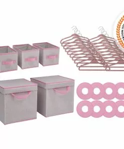 Delta Children Storage & Organization 48 Piece Nursery Storage Set
