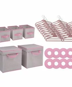 Delta Children Storage & Organization 48 Piece Nursery Storage Set