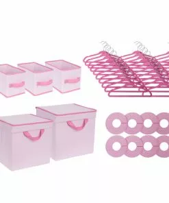 Delta Children Storage & Organization 48 Piece Nursery Storage Set