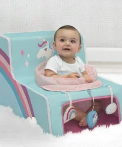 Delta Children Unicorn Sit N Play Portable Activity Seat For Babies
