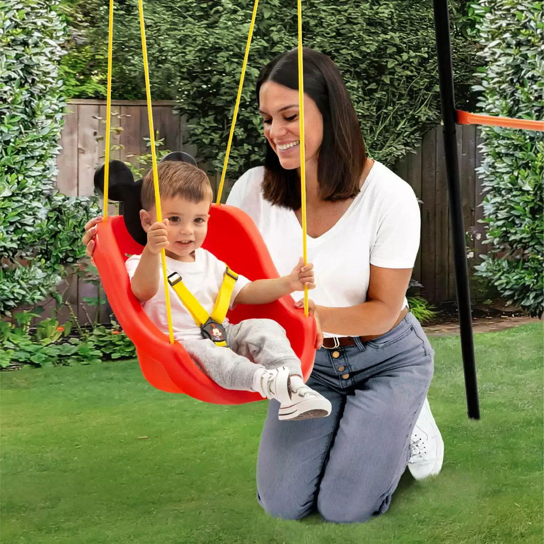 Delta Children Mickey Mouse 2-in-1 Outdoor Kids Swing 12 Delta Children Mickey Mouse 2-in-1 Outdoor Kids Swing