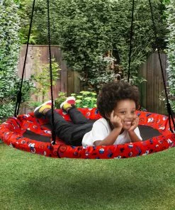 Delta Children Outdoor Mickey Mouse 40-Inch Saucer Swing For Kids