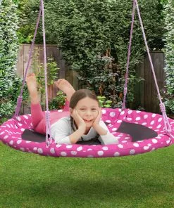 Delta Children Minnie Mouse 40-Inch Saucer Swing For Kids 15 Delta Children Minnie Mouse 40-Inch Saucer Swing For Kids