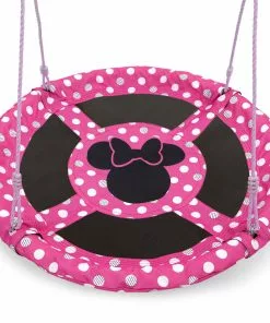 Delta Children Minnie Mouse 40-Inch Saucer Swing For Kids