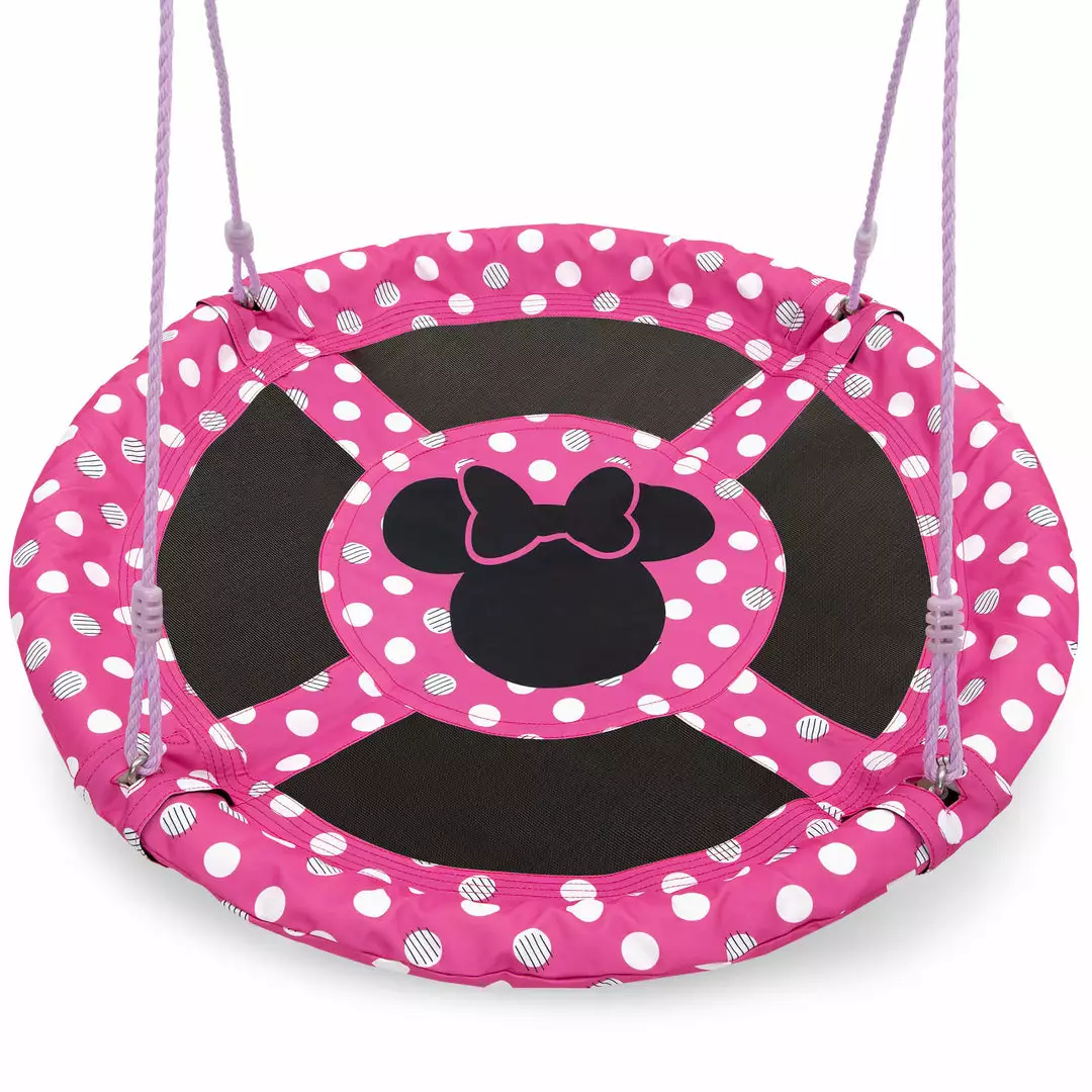 Delta Children Minnie Mouse 40-Inch Saucer Swing For Kids 4 Delta Children Minnie Mouse 40-Inch Saucer Swing For Kids
