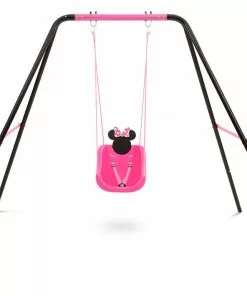 Delta Children Minnie Mouse 2-in-1 Outdoor Kids Swing