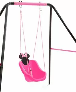 Delta Children Minnie Mouse 2-in-1 Outdoor Kids Swing