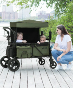 Jeep Deluxe Wrangler Wagon Stroller With Cooler Bag And Parent Organizer What's New