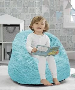 Delta Children Cozee Fluffy Chair, Toddler Size (For Kids Up To 6 Years Old)