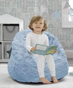 Delta Children Cozee Fluffy Chair, Toddler Size (For Kids Up To 6 Years Old)