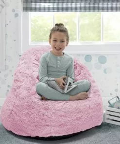 Delta Children Cozee Fluffy Chair, Toddler Size (For Kids Up To 6 Years Old)