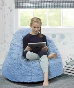 Delta Children Sale Cozee Fluffy Chair, Kid Size (For Kids Up To 10 Years Old)