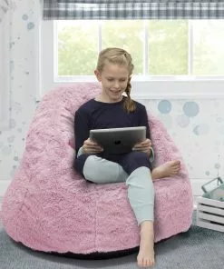 Delta Children Sale Cozee Fluffy Chair, Kid Size (For Kids Up To 10 Years Old)