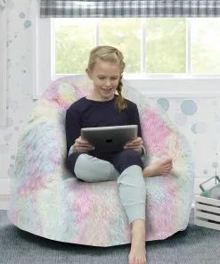 Delta Children Sale Cozee Fluffy Chair, Kid Size (For Kids Up To 10 Years Old)