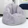 Delta Home Chairs Adult Lounge Chair - Fluffy Foam Filled Chair For Living Rooms & Dorms - Better Than A Bean Bag Chair