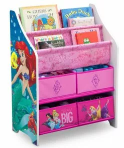 Delta Children Princess Book & Toy Organizer