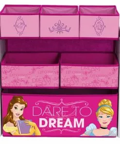 Delta Children Princess Multi-Bin Toy Organizer Storage