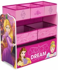 Delta Children Princess Multi-Bin Toy Organizer Storage