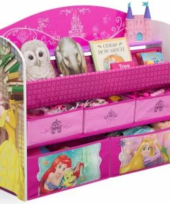 Delta Children Princess Deluxe Book & Toy Organizer
