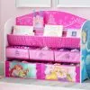 Delta Children Princess Deluxe Book & Toy Organizer