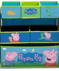 Delta Children Peppa Pig Multi-Bin Toy Organizer Storage