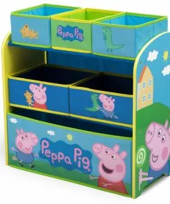 Delta Children Peppa Pig Multi-Bin Toy Organizer Storage