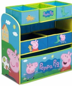Delta Children Peppa Pig Multi-Bin Toy Organizer Storage