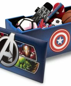Delta Children Avengers Upholstered Storage Bench For Kids 11 Delta Children Avengers Upholstered Storage Bench For Kids