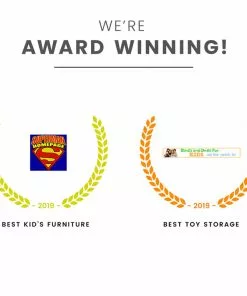 Delta Children Storage Super Friends (Batman | Robin | Superman | Wonder Woman | The Flash) Multi-Bin Toy Organizer