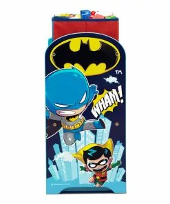 Delta Children Storage Super Friends (Batman | Robin | Superman | Wonder Woman | The Flash) Multi-Bin Toy Organizer