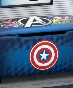 Delta Children Avengers Upholstered Storage Bench For Kids